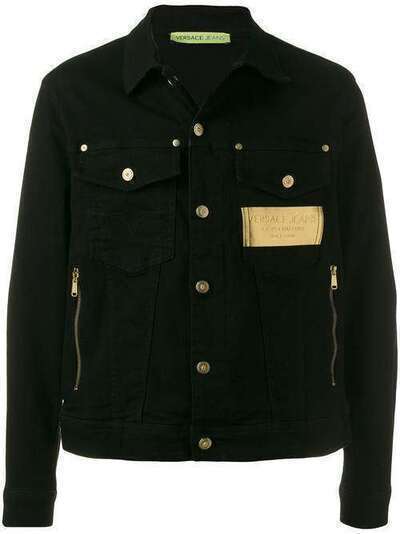 Versace Jeans Couture куртка с нашивкой-логотипом C1GTB92260366
