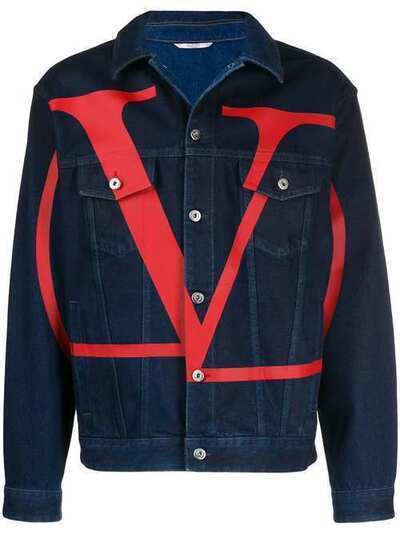 Valentino джинсовая куртка с логотипом Go Logo SV3DC00K5DS