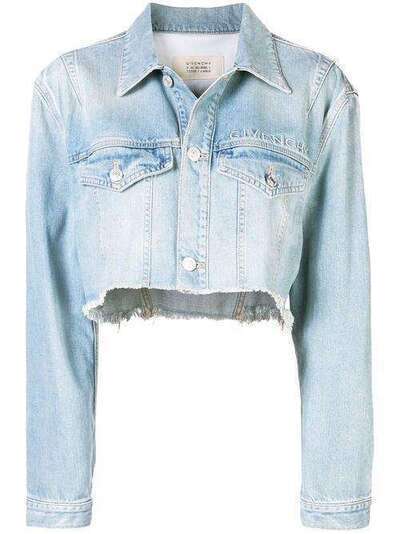 Givenchy укороченная джинсовая куртка BW006Q50AM