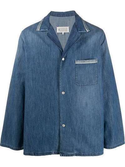 Maison Margiela джинсовая куртка-рубашка оверсайз S50AM0452S30514
