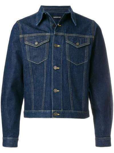 Calvin Klein Jeans укороченная джинсовая куртка 74MWJA39C155