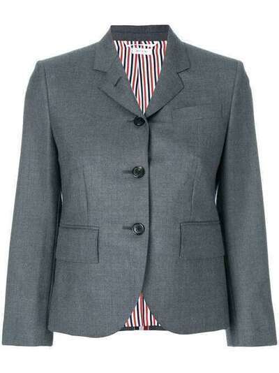 Thom Browne Center-back Stripe Sport Coat In Solid Wool Twill FBC010A03532