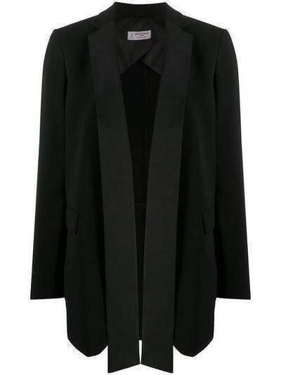 Alberto Biani contrast lapel blazer IV863AC0028