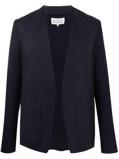 Maison Margiela пиджак с трикотажными рукавами 30BN0472S52640