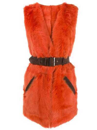 Alberta Ferretti sleeveless belted gilet V39026679