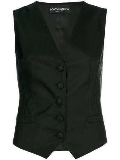 Dolce & Gabbana button-up waistcoat F79H5TFUMLK