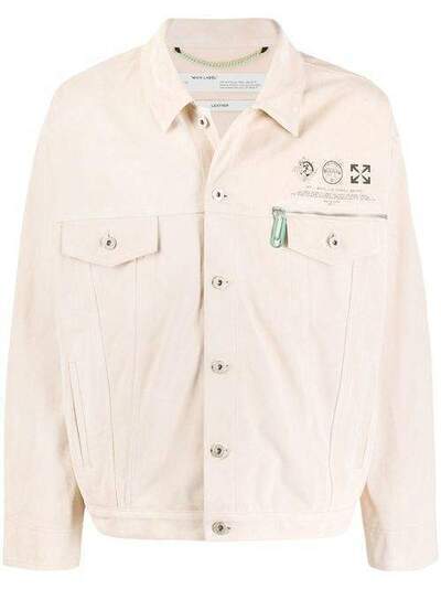 Off-White куртка с логотипом OMJA037S20H510126110