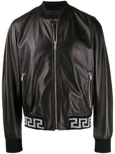 Versace куртка с узором Greca A81890A230810