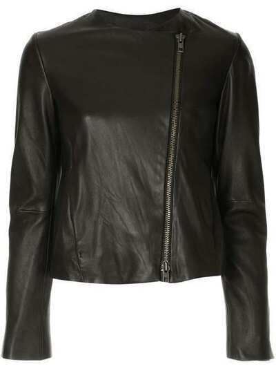 Vince asymmetric leather jacket VR61791048