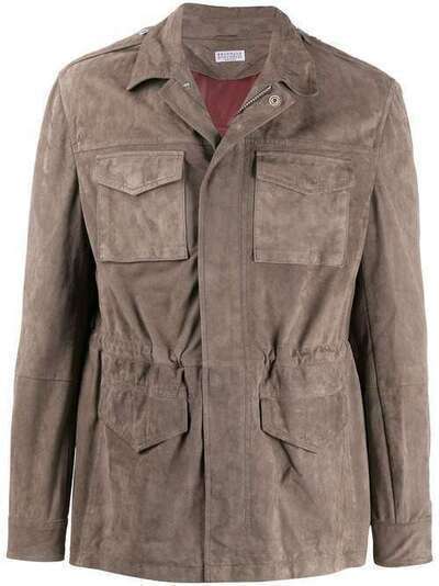 Brunello Cucinelli куртка-рубашка с карманами MPCLB1723C7576