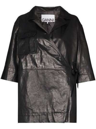 GANNI куртка с запахом F4558