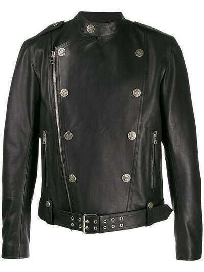 Balmain байкерская куртка с пуговицами TH18693L065