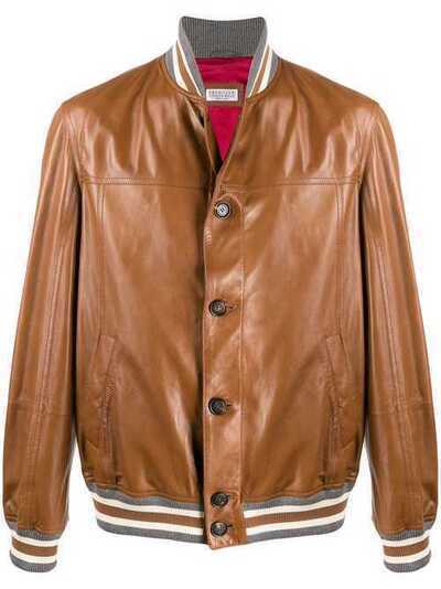 Brunello Cucinelli короткая куртка на пуговицах MPRIA1805CN473