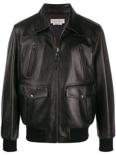 Alexander McQueen куртка с карманами 603442Q5HSG