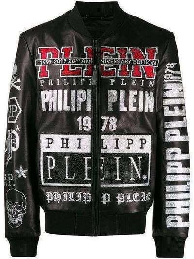 Philipp Plein куртка-бомбер с логотипом A19CMLB0971PLE010N