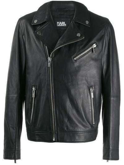 Karl Lagerfeld куртка со смещенной молнией 555009591412