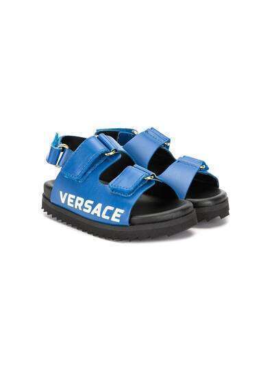 Versace Kids сандалии с открытым носком