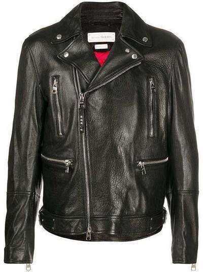 Alexander McQueen байкерская куртка на молнии 626381Q5LDS