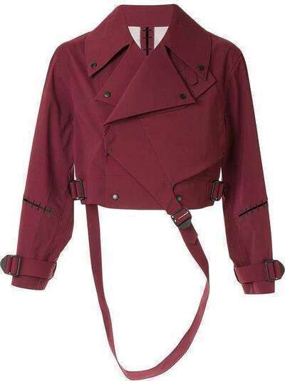 Yang Li укороченная байкерская куртка HF618455
