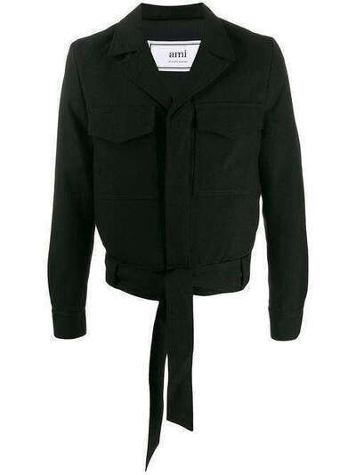 AMI укороченная куртка с завязками E20HOW010237