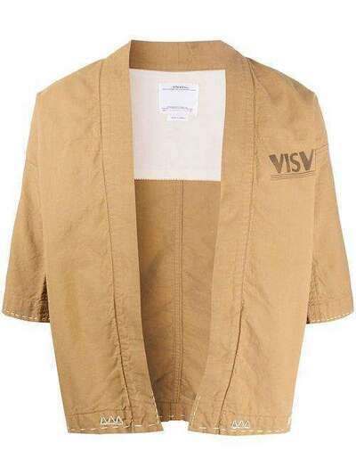 visvim жакет-кимоно с контрастной строчкой 120105013014