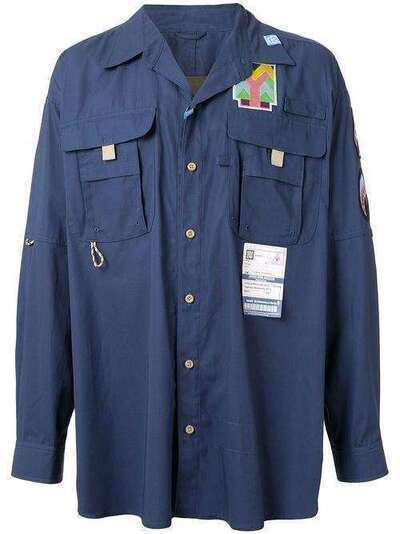 Maison Mihara Yasuhiro многослойная куртка-рубашка A04SH201