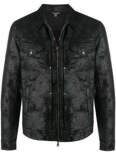 John Varvatos куртка на молнии с эффектом потертости K3264W1BRG23