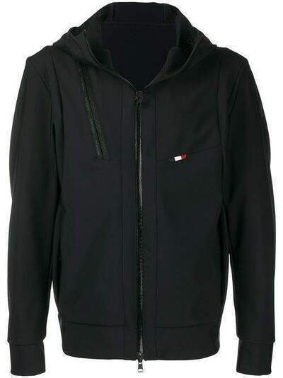 Moncler куртка с капюшоном и логотипом 1A70500539AX
