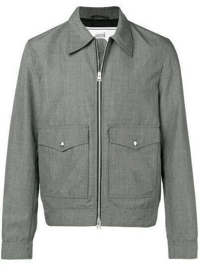 Ami Paris куртка с накладными карманами E19OW016234