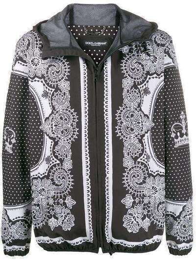 Dolce & Gabbana куртка-бомбер с принтом G9QW0THHMXP