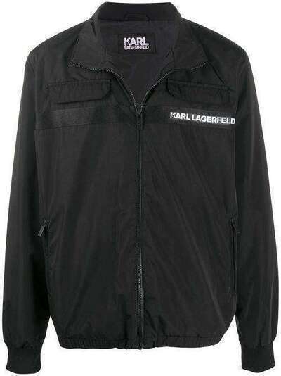Karl Lagerfeld куртка на молнии с логотипом 505060501562