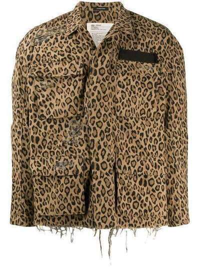 R13 куртка с леопардовым принтом 313W201110