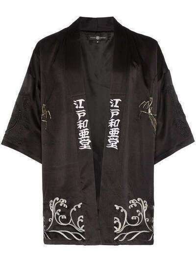 Edward Crutchley кимоно с вышивкой ROB008SATEMB