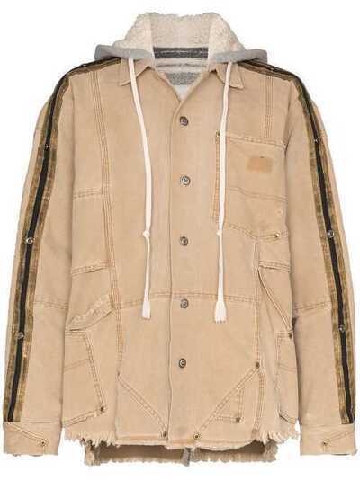 Greg Lauren куртка Royal с капюшоном M013M