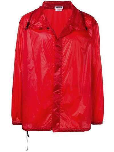 Jil Sander непромокаемая куртка с заниженной линией плеч JSUN421534MN460300