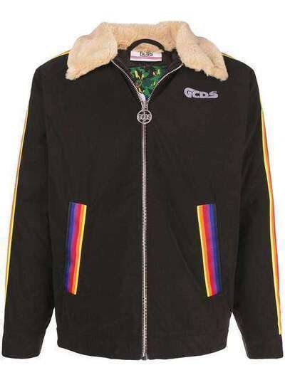 Gcds куртка с разноцветными полосками FW19M040016