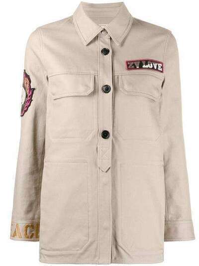 Zadig&Voltaire куртка-рубашка Tackla на пуговицах SJCD0501F