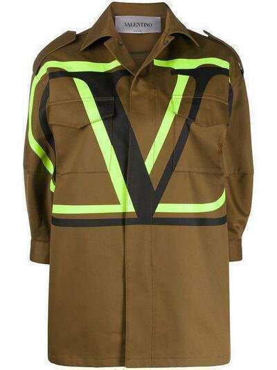 Valentino куртка в стиле милитари с логотипом VLogo TB0CJ1I52C0