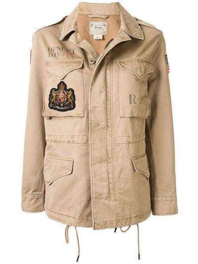 Polo Ralph Lauren куртка в стиле милитари с нашивками 211780772001