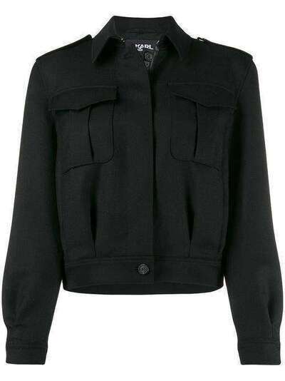 Karl Lagerfeld куртка-бомбер Army 201W1421999