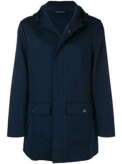 Loro Piana приталенное пальто с капюшоном FAI1818