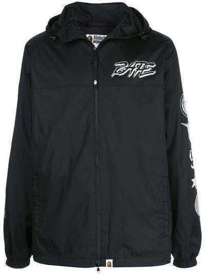 BAPE logo hooded jacket M140006DBKX