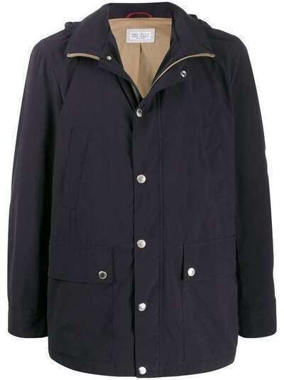 Brunello Cucinelli куртка с капюшоном и карманами MD4796292CY079
