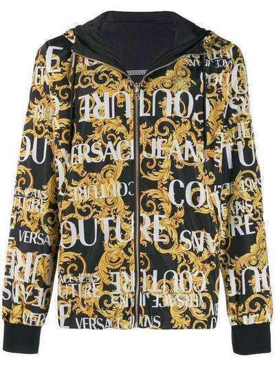 Versace Jeans Couture куртка с капюшоном и принтом Barocco C1GUA91025055