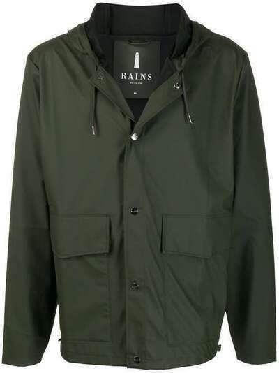 Rains непромокаемая куртка с капюшоном HOODEDCOATGREEN157155