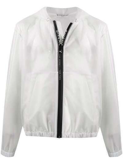 Givenchy прозрачная куртка с капюшоном BM00C412UQ