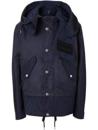 Burberry твиловая куртка со съемным капюшоном 8012832