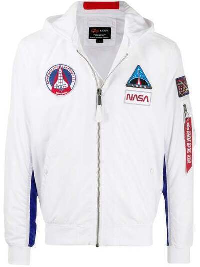 Alpha Industries куртка MA-1 TT NASA с капюшоном 126107