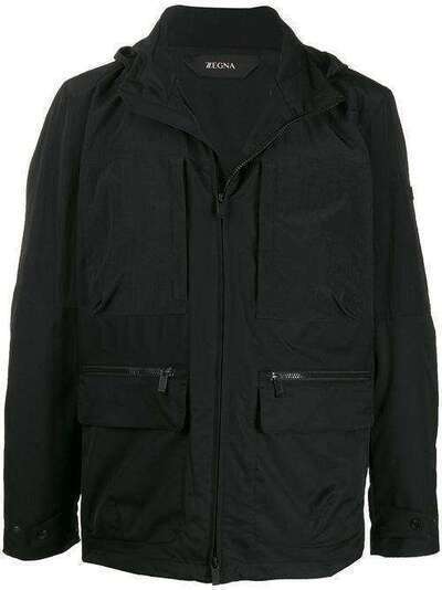 Z Zegna куртка с капюшоном и карманами ZZ024VU025K09