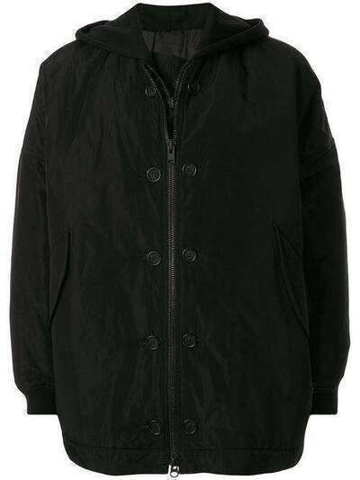 Yohji Yamamoto многослойная куртка с капюшоном NCJ52803